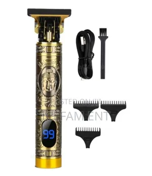 T9 Vintage Usb Rechargeable Hair Trimmer With Display