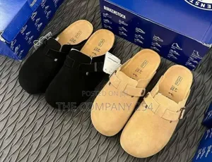 Quality Leather Casual Crogs Brick Stone Slide Open Shoes