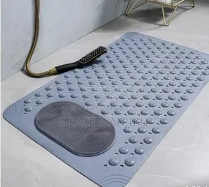 *✅Antislip Bathroom Mats With A Scrubbing Foot Pad