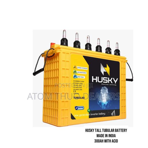 Husky Tall Tubular Solar Battery 300ah With Acid