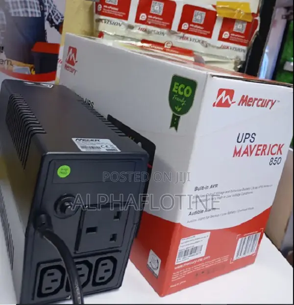 Mercury Maverick 850va Upsvoltage Range of 140-300vac