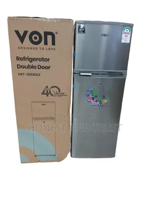 Von VRT-181drax Double Door Fridge -181l,Inbox