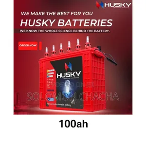 Husky 100ah 12v Tall Tubular Battery Best Quality