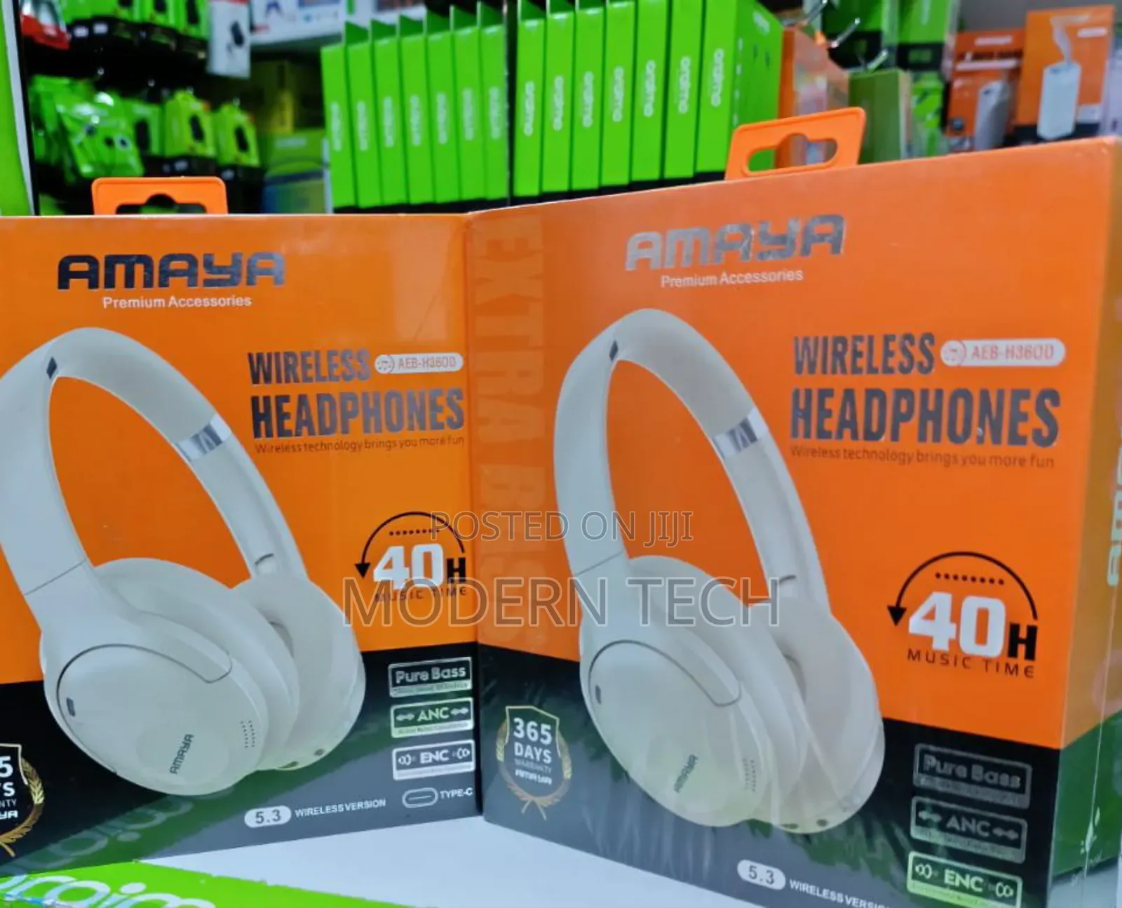 Amaya (Anc) Over-Ear Wireless Bluetooth Headphones