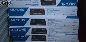 Ailyons Stainless Tabletop 2 Burner Gascooker Auto Ignition,