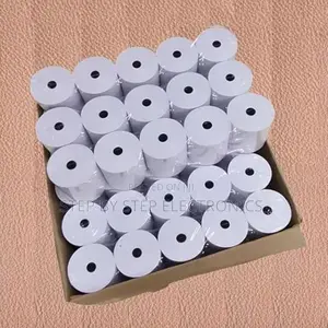Cut-Rated 50 Pieces of 80mm by 80mm by 13mm Thermal Rolls