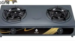 Nunix Stainless Steel Table-Top Double 2 Burner Gas Cooker