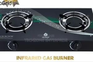Nunix Infrared 2 Burner Tabletop Cooker Low Gas Consumption,