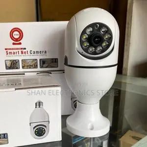 Night Vision Affordable V380 Bulb Wireless Panoramic Camera