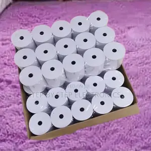 Satisfactory 50 Pieces of 80mm by 80mm by 13mm Thermal Rolls