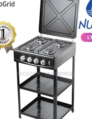 Nunix LTS-01 4-Gas Stand Cooker With Shelf Auto Ignition,