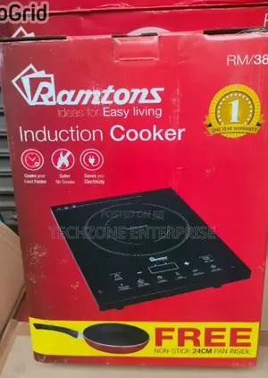 Ramtons Rm381 Single Induction Cookers Nonstick 24cm Pan