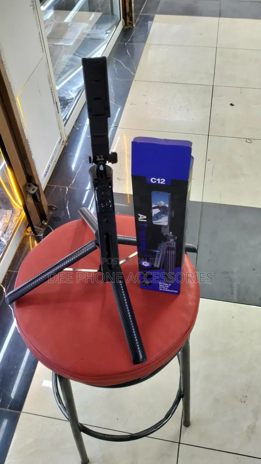 C12 Stable Selfie Stick With A1 Motion Sensor