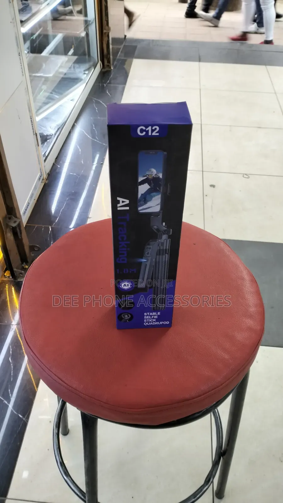 C12 Stable Selfie Stick With A1 Motion Sensor