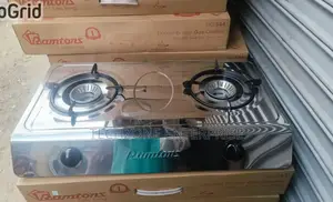 Ramtons (Rg/544) Double Burner Stainless Gas Cooker