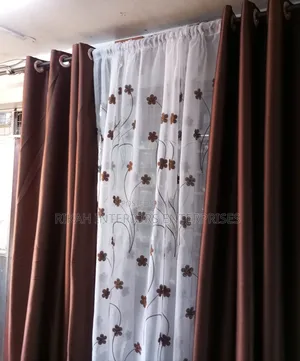 Chocolate Brown Black Out Curtains