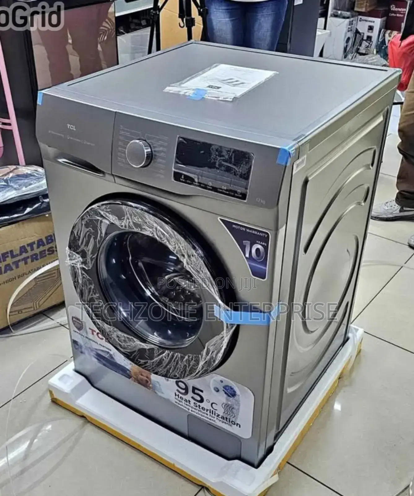 TCL P210flg 10kg Front Load Washing Machine
 Led Display