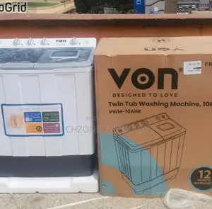 Von 10kg Twin-Tub Machines With Multiple Washing Program 