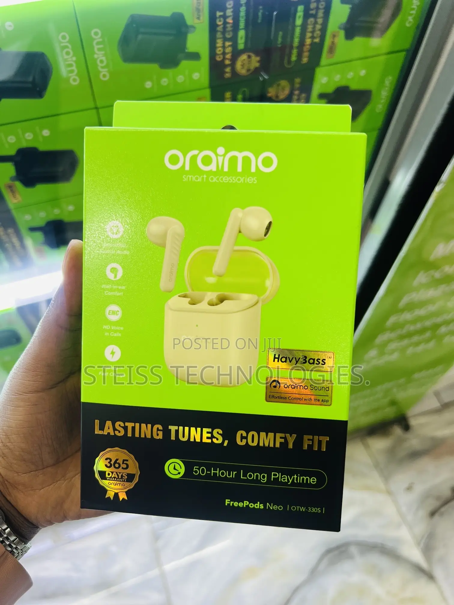 Oraimo White Freepods Neo