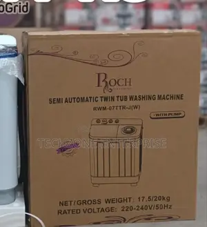 Roch 7kg RWM-07ttr-J Twintub Semi Automatic Washing Machine,