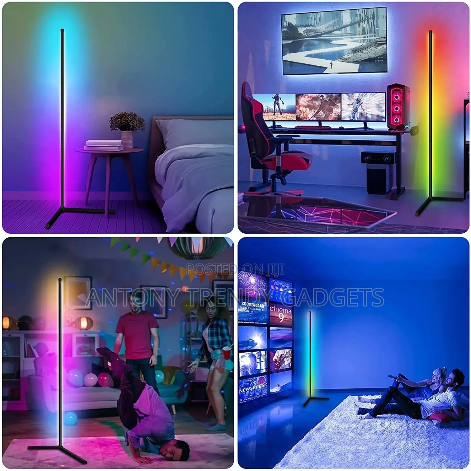 Led Floor Corner Lamp – Mood Light For Living Room