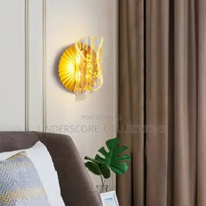 Indoor Golden Glass Bulb Wall Lights