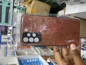 Hontinga Leather Back Cover for Samsung Galaxy A32 4g