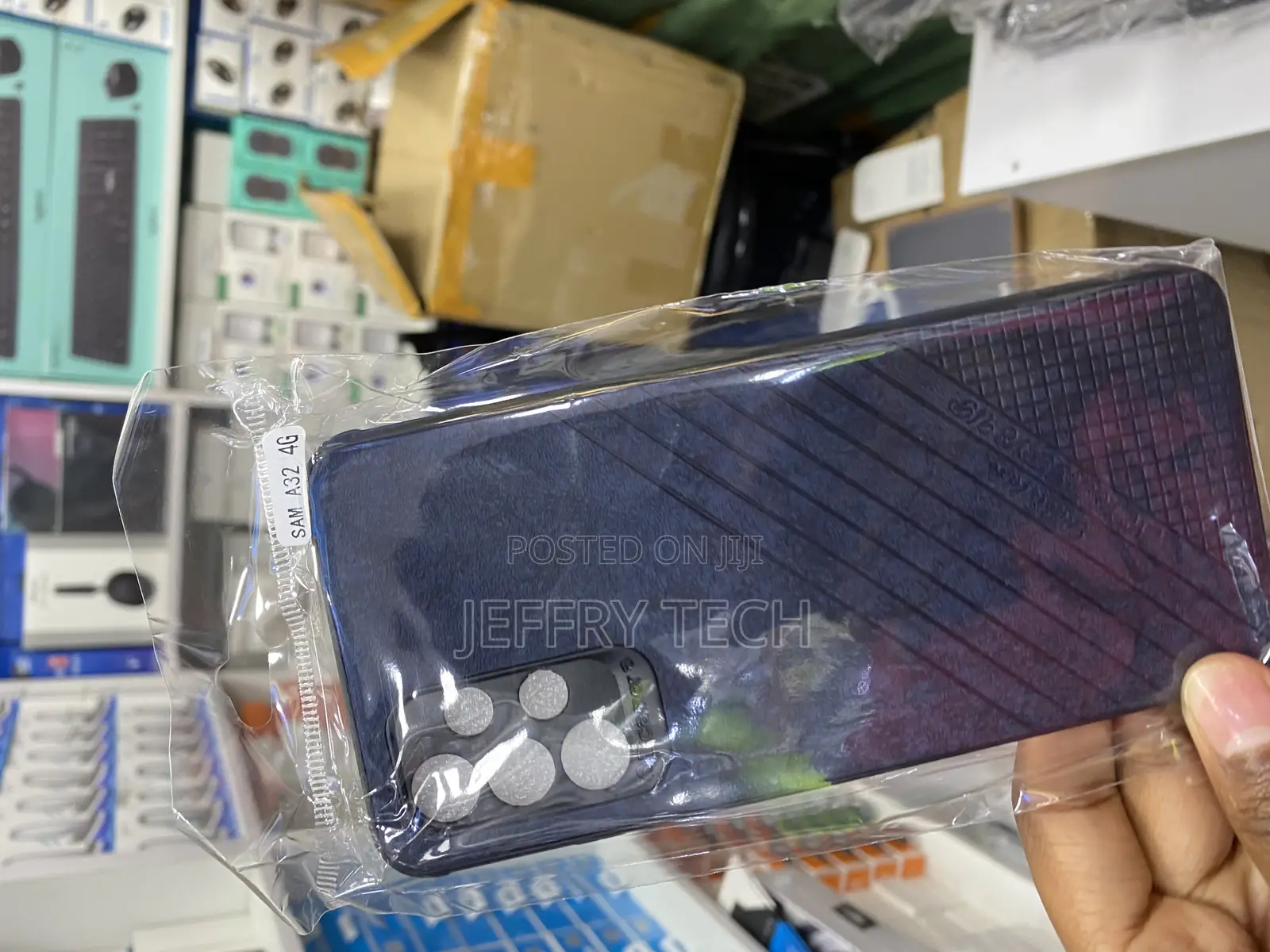 Null Leather Back Cover for Samsung Galaxy A32 4g