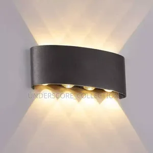 Black and Gold Outdoor Wall Lights