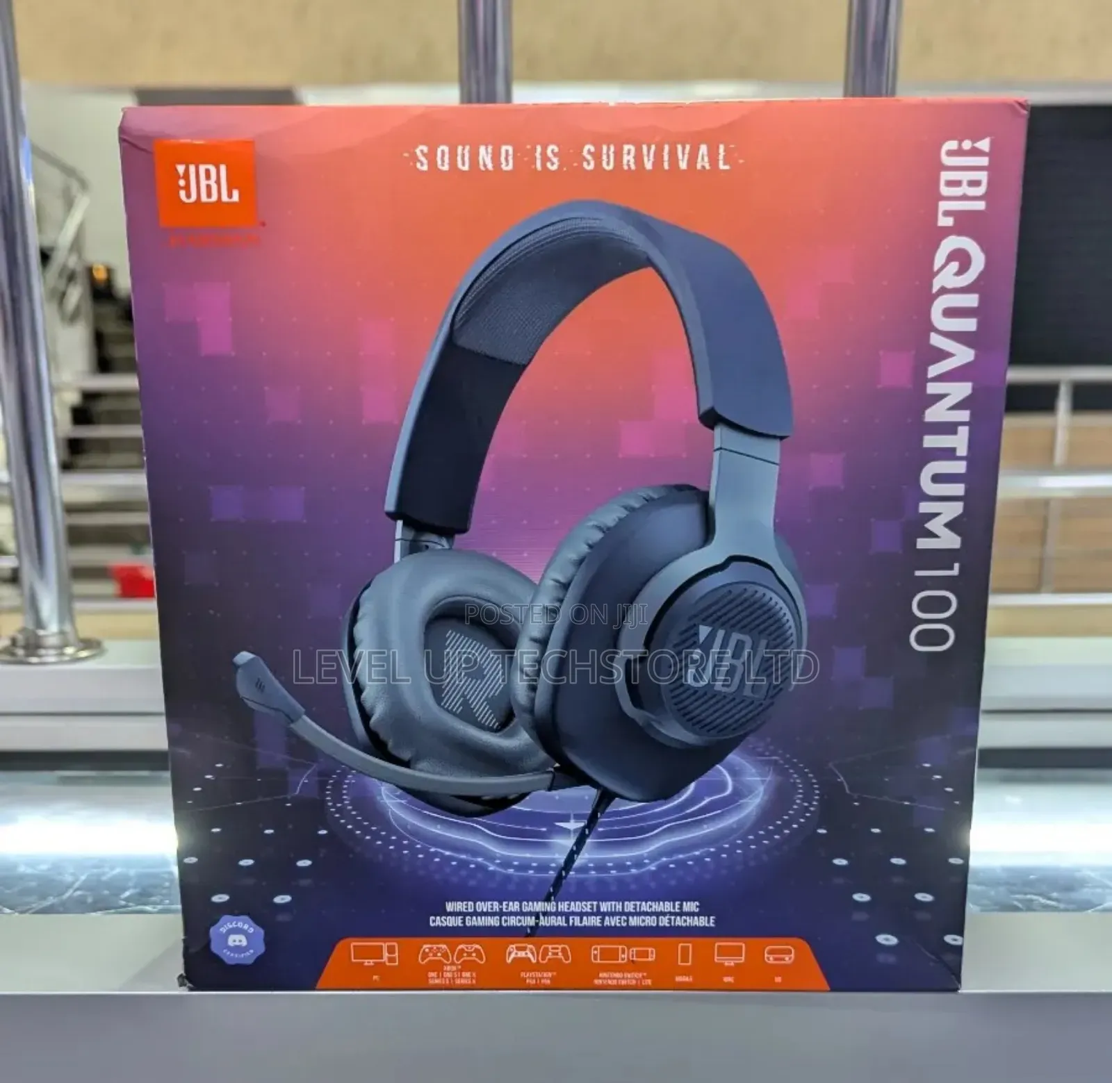 JBL Quontam 100 Wired-Over Ear Gaming Headset