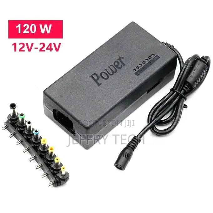 Power Adapter Universal Charger Power 8x1 Laptop 12-24v 120
