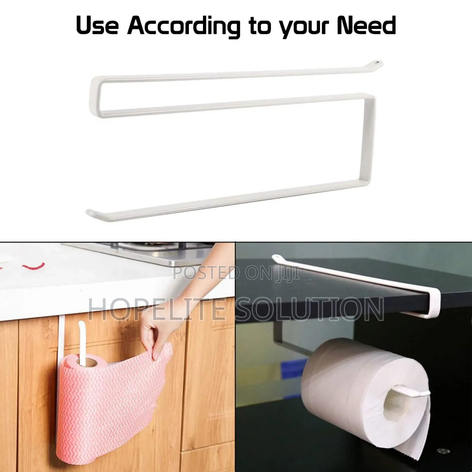 Under the Shelf Kitchen Towels Holder