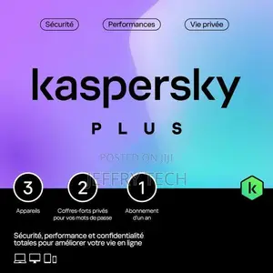 Kaspersky Plus (Equivalent to Internet Security - 3 / 1 Year