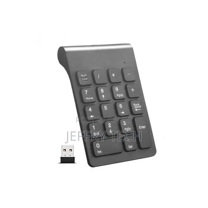 Mini Usb 2.4g Wireless Numeric Keypad, 18 Keys, Mini Numeric