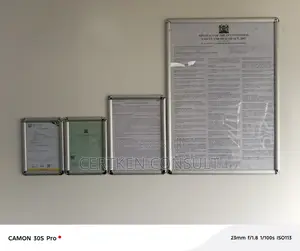 A1 Size Osha Abstract Framed