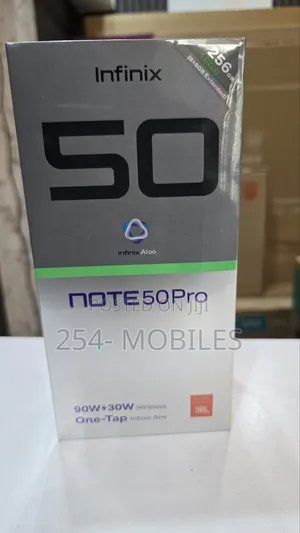 New Infinix Note 50 Pro 4G 256 GB Black