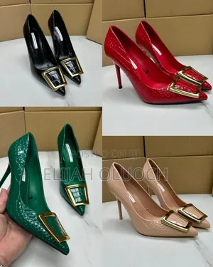 Quality Leather Closed Pointed Heel
