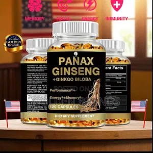 Gingko Biloba + Panax Ginseng, Stamina, Power Energy-120 PCS