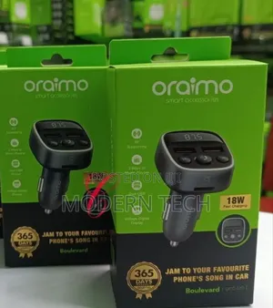Oraimo Boulevard Modulator 18w Car Charger