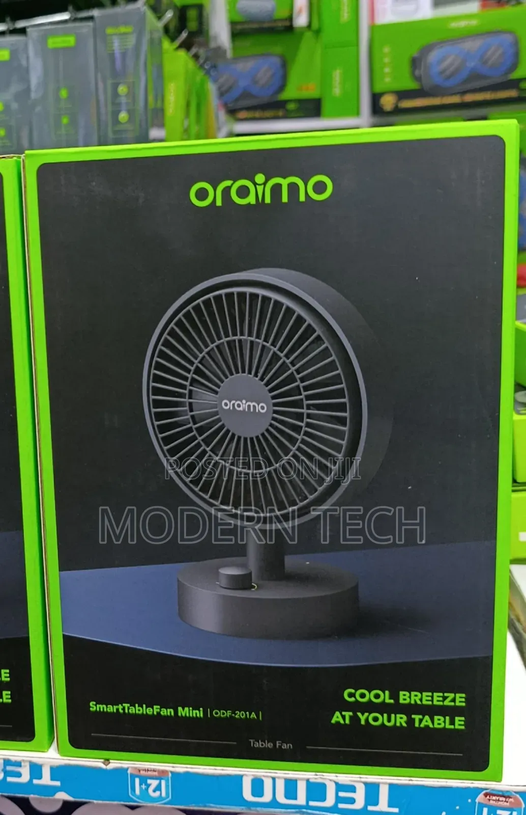 Oraimo Smarttablefan 5w Mini Table Fan