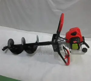 Portable Auger Tool With Gas Motor for Deep Soil Drilling