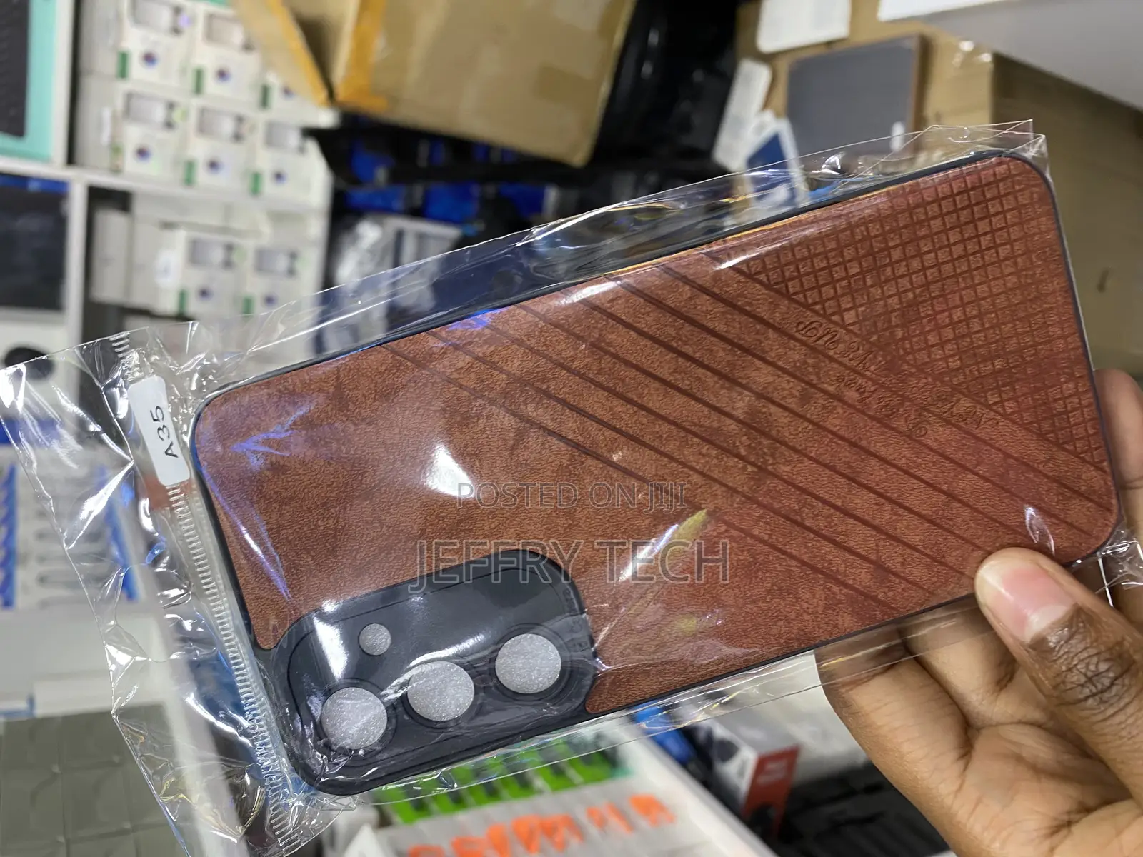Sopher Leather Back Cover for Samsung Galaxy A32