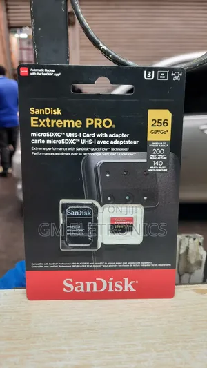 Original 256gb Microsd Extreme Pro- Class10.