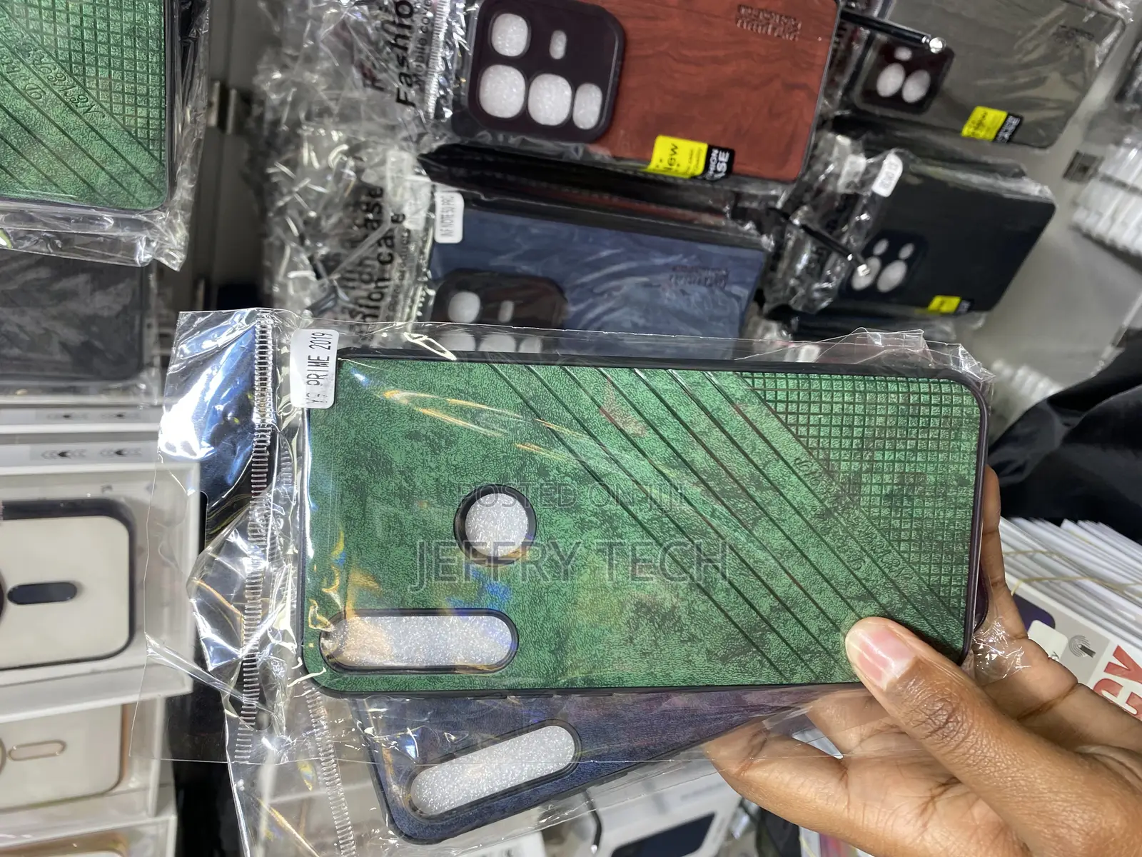 Lustree Huawei Y9 Prime 2019 Leather Back Case