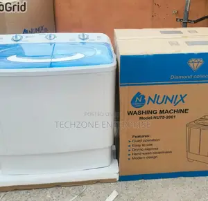 Nunix Nu10-2009 10kg Twintub Washing Machine,Semi Automatic,