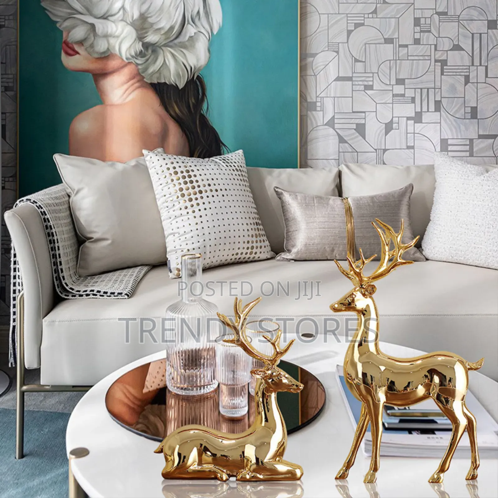 Gold Electroplated Deers