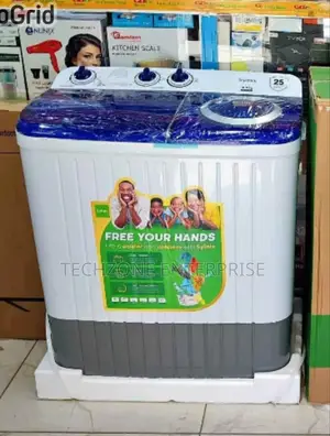 Syinix 10kg Semi Automatic Top-Load Washing Machines
White