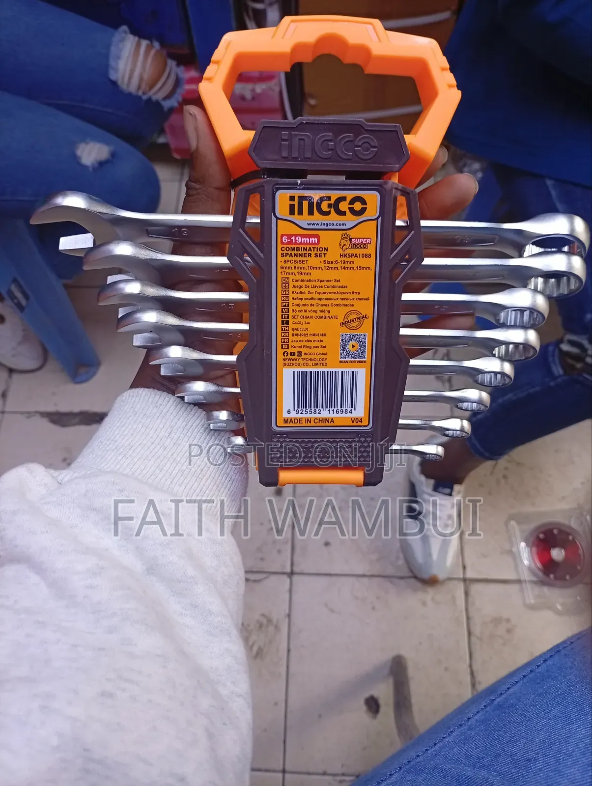 Quality 8 Piece Combination Spanner Set/Spanner Set