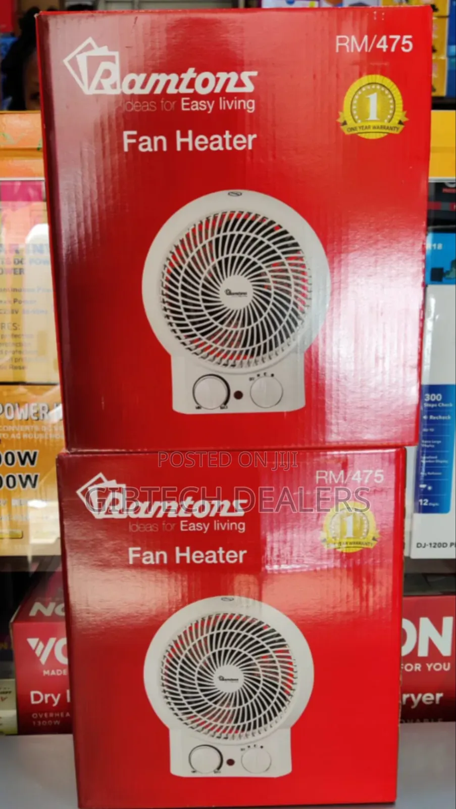 Ramtons Fan Heater. Rm475