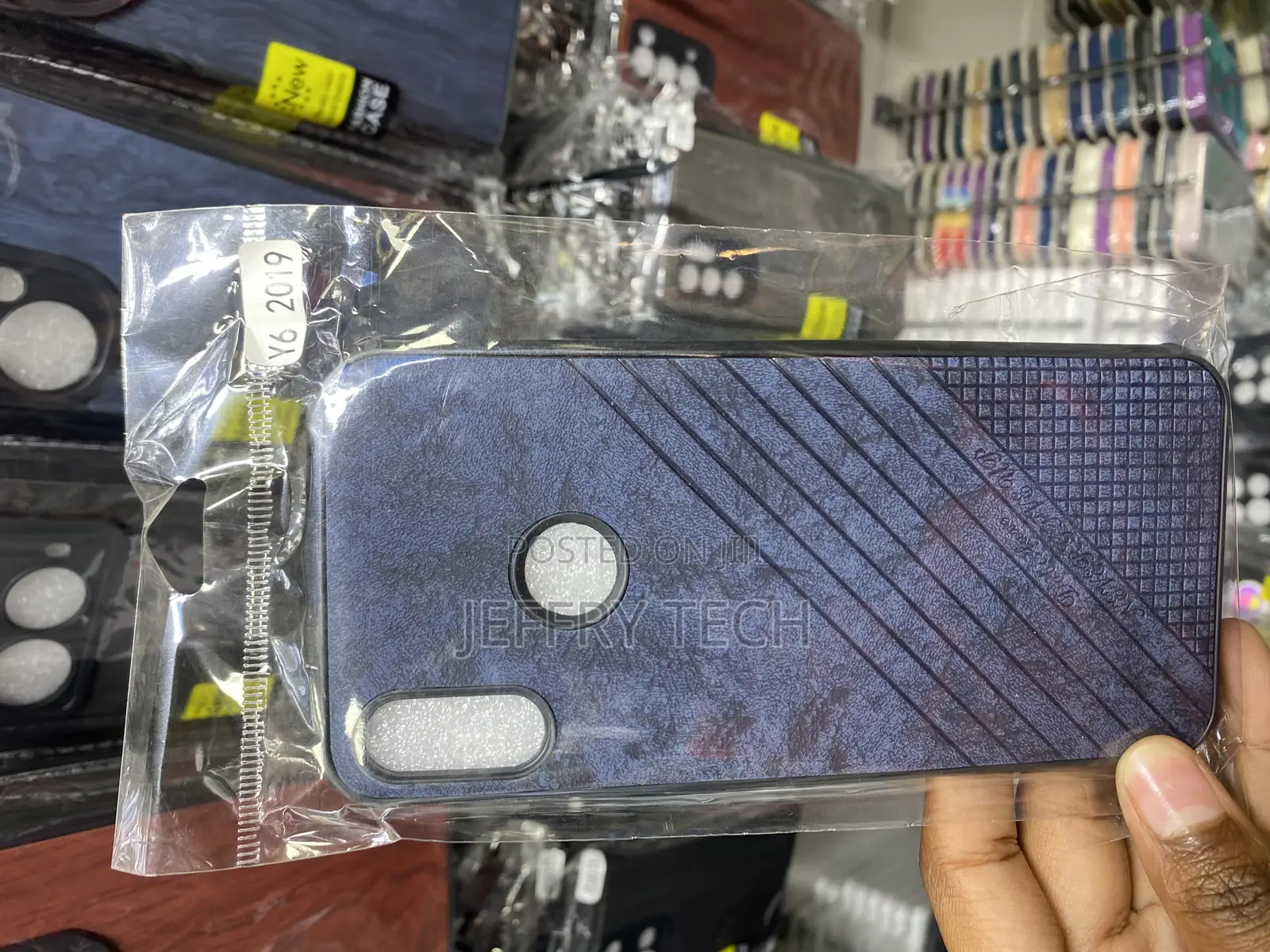 Craftech Leather Cover Case for Huawei Y6 Prime 2019